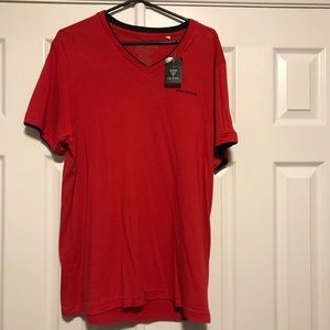 NWT Red Guess V-Neck